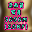 高画質写真3000円プラン