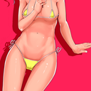 チラ見する感じ