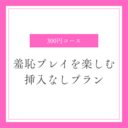 羞恥プレイを楽しむ挿入なしプラン