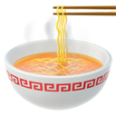 裏庭のラーメン屋。