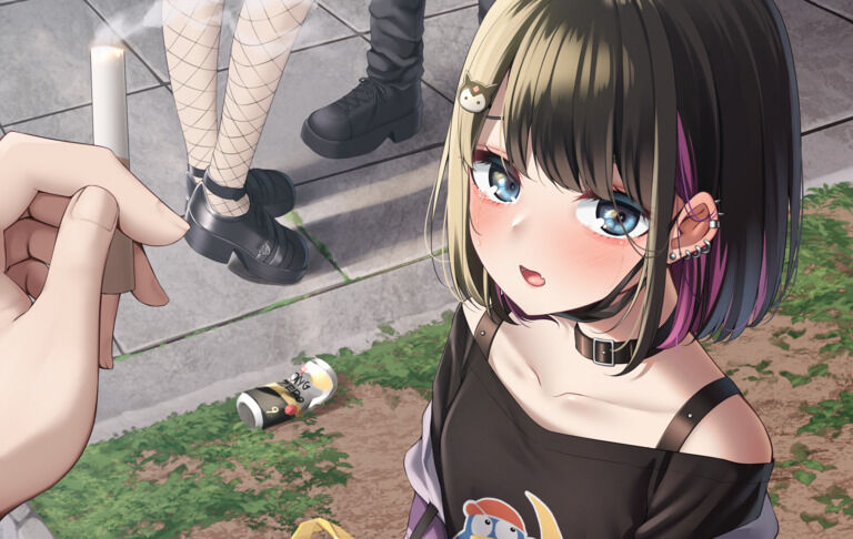 高画質イラスト 酔うと泣いちゃう女子 高画質 めんぼーれんぽー Menbow Federation めんぼー の投稿 ファンティア Fantia