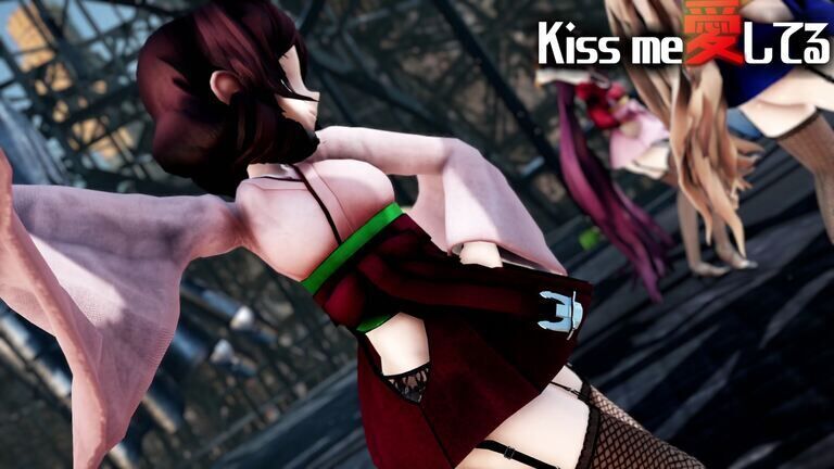 艦これ 高画質版 Mmd艦これ 神風型でkiss Me 愛してる ニーソガーターver 歌詞つき Sturnファンクラブ Sturn の投稿 ファンティア Fantia