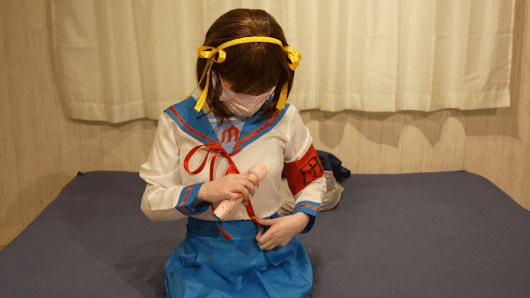 【無料公開あり】コスプレでオナニー 💛💛💛