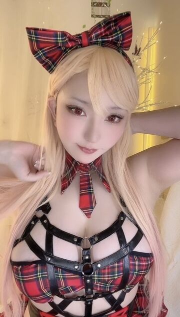 チェック網タイツガーター動画