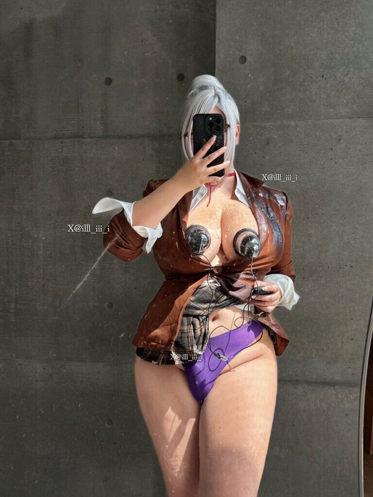 乳首見え!ザーメンドロドロ監獄学○副会長🥰46枚🩷