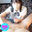 この姿勢だと、シコシコしながら顔が見えるね♡ 上目遣いされるの弱いの~?☺️ 遅漏気味って言ってたくせに、すぐ精子上がってきちゃったねぇ💝(乳首責め手コキ♡ M男はオナニー♡ 無料エロギャルコスプレ♡) (1/3)