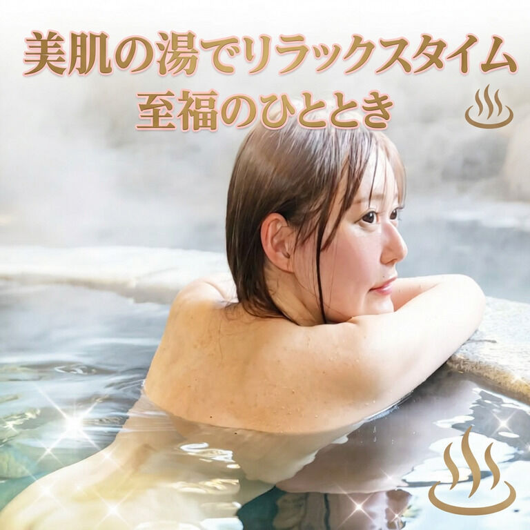 美肌の湯でリラックスタイム✨✨