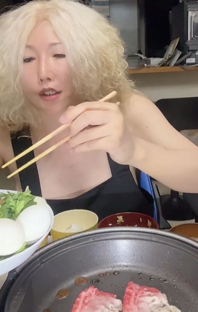 おっぱいすき焼き💕