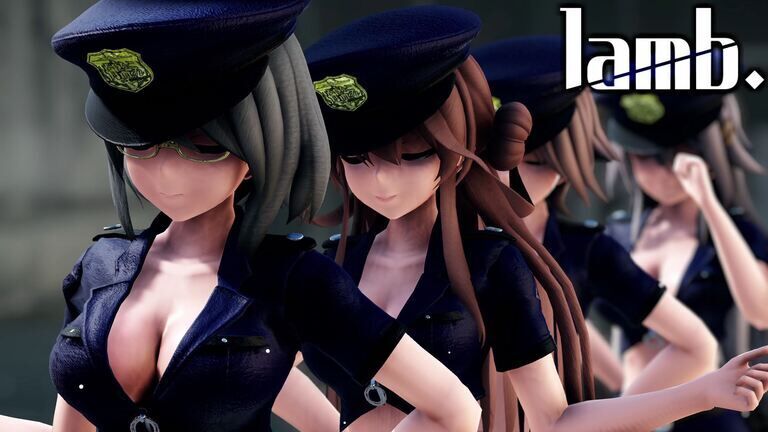 艦これ 高画質版 Mmd艦これ 金剛4姉妹でlamb ポリスコスプレver 歌詞つき Sturnファンクラブ Sturn の投稿 ファンティア Fantia