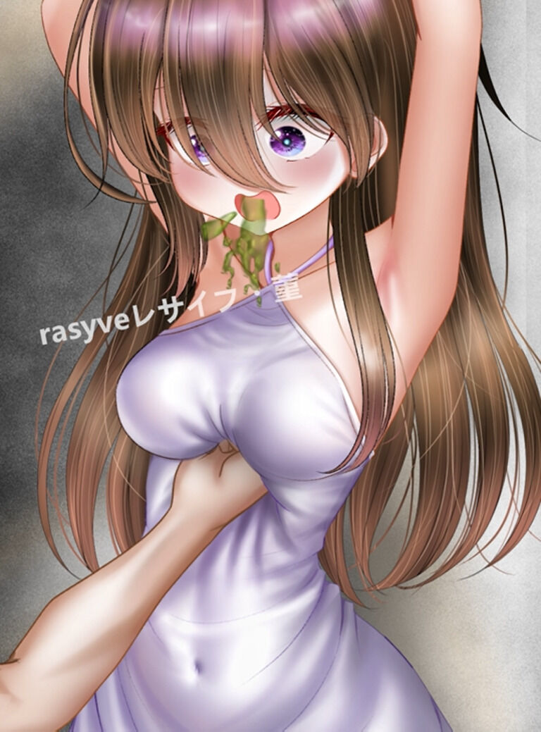 「アニメ」菫鳩尾責め　