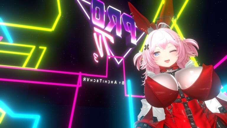 赤バニーみるてぃなちゃん（アバター透過画像つき）