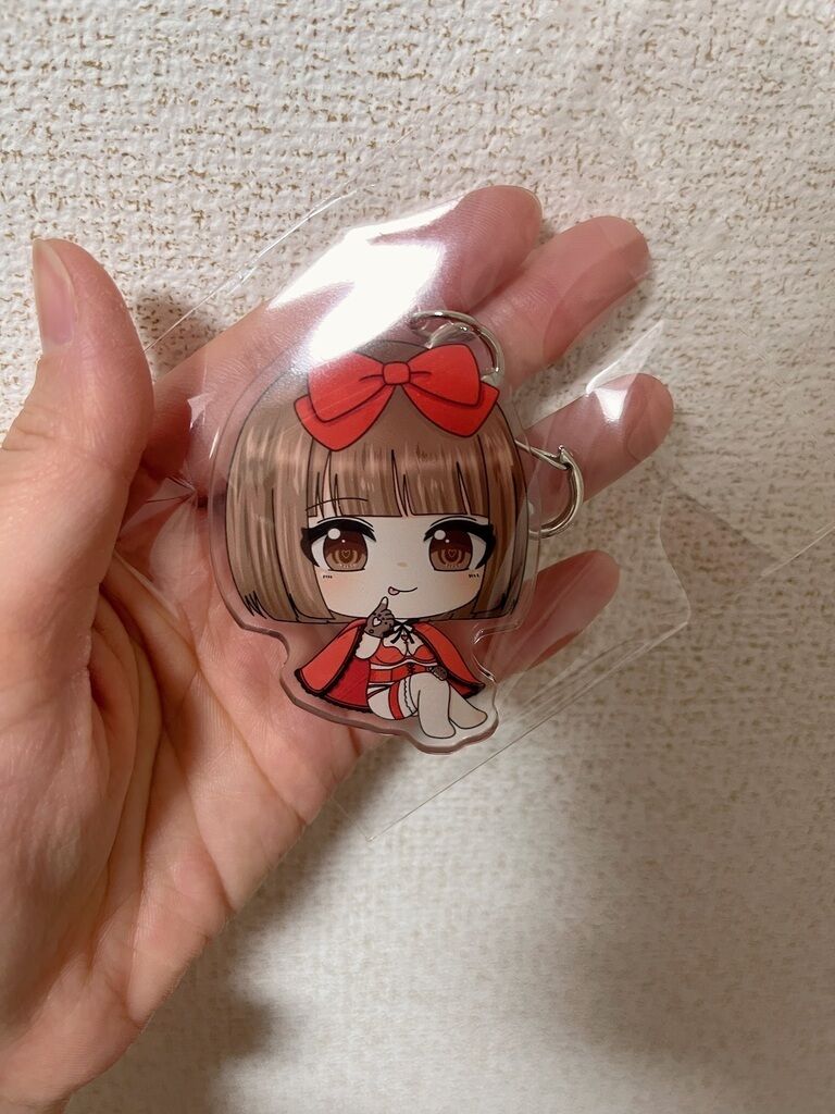 赤ずきん練乳アクリルキーホルダー♡
