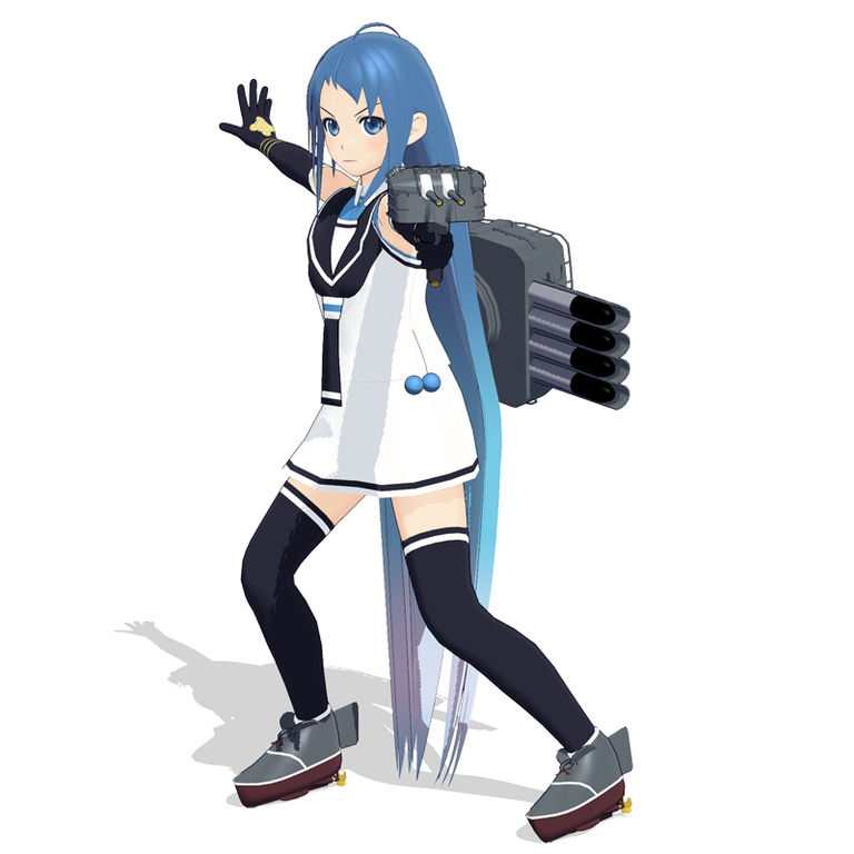 (無料)MMDファンモデル 五月雨改ver1.60