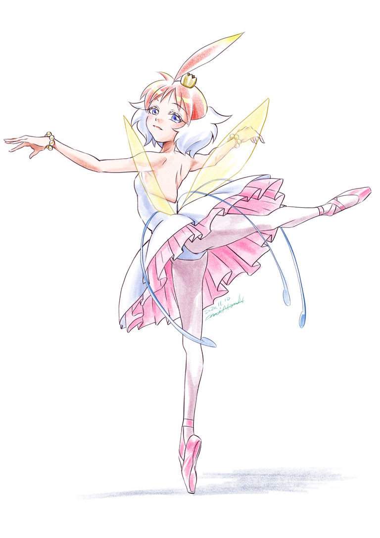 お好きなキャラでバレエ絵描きます⭐︎色鉛筆カラー