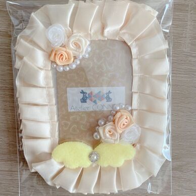 イエローフリルチェキ・トレカケース