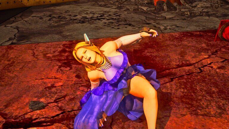 【敗北 / Ryona】エレナ(Helena) Defeated #02 | Mixed Fight (vs Jacky)【DOA5LR】