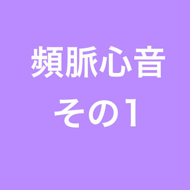 安静時の頻脈心音　その1