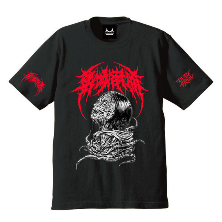 Sサイズ Brutal Nao Masaki T-shirts (Black×Red Logo)
