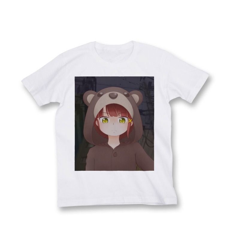 岩倉玲音 クマパジャマ(カラー)-淡色印刷 size XL-