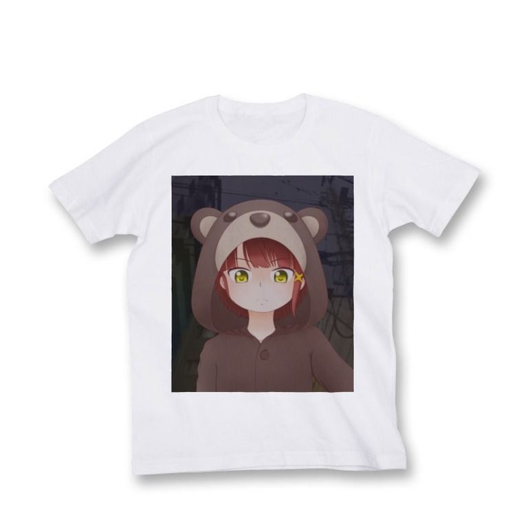 岩倉玲音 クマパジャマ（カラー）-淡色印刷 size XL-