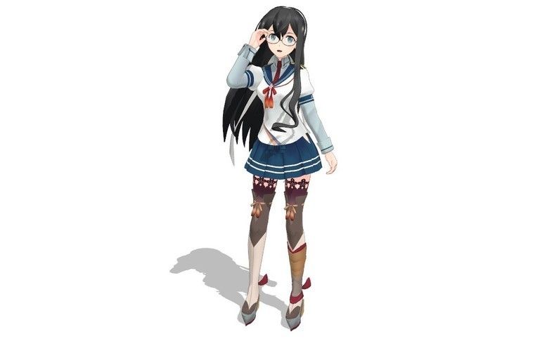(無料)つかさ式おおよど追加c版 MMDファンモデル