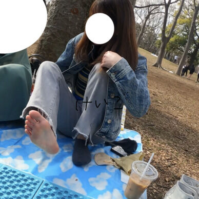 19歳女子大生さんに足元を撮影させていただきました 【本編お顔ぼかし無し】リクエスト復刻です