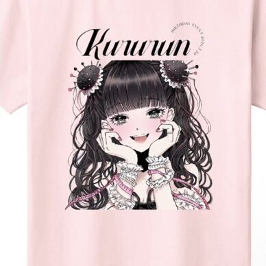 【くるるん生誕2026】Tシャツ ピンク L