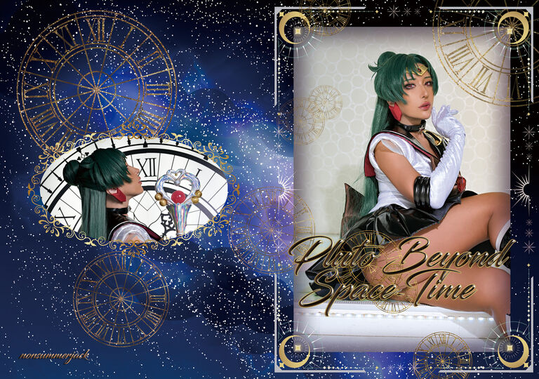 C108新刊 セーラープルート写真集「Pluto Beyond Space Time」(送料込み)