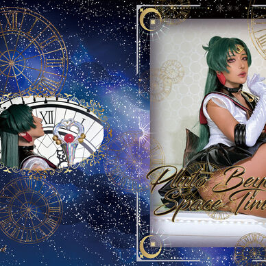 C108新刊　セーラープルート写真集「Pluto Beyond Space Time」（送料込み）