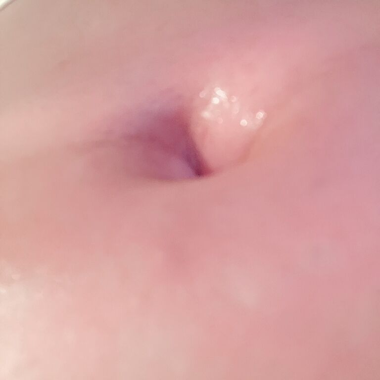 おへそ唾液💕