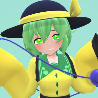 【MMD向け3Dモデル】古明地 こいし (無料版)