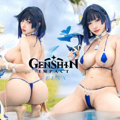 原神 夜蘭 サマービキニ コスプレ ハネアメ 雨波 HaneAme