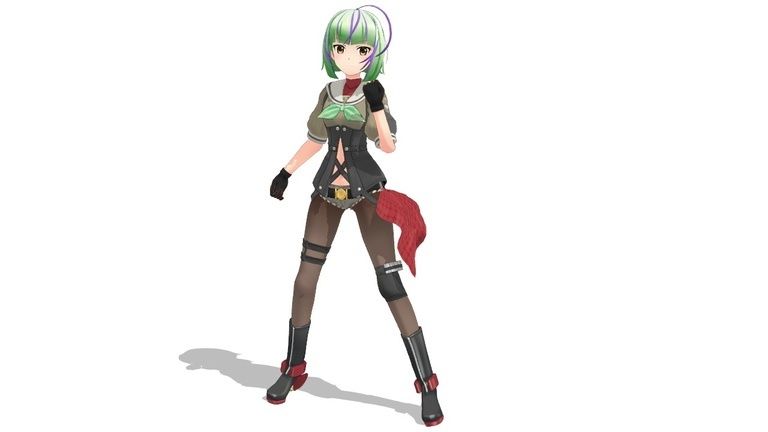 (無料)つかさ式たけ追加d版 MMDファンモデル