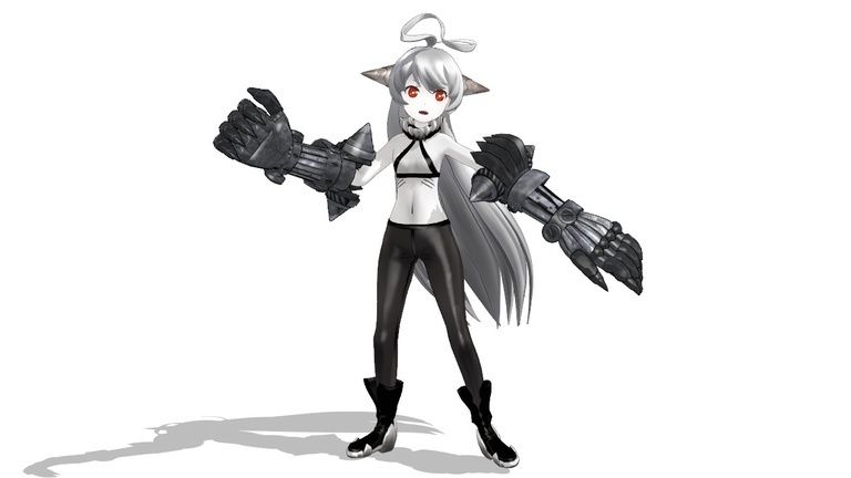 (無料)つかさ式戦艦新棲姫 MMDファンモデル