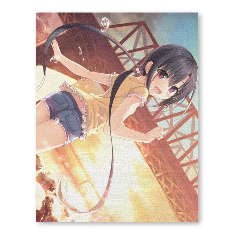 キャラファインボードP10_ふかみ_夕焼けふりかえり
