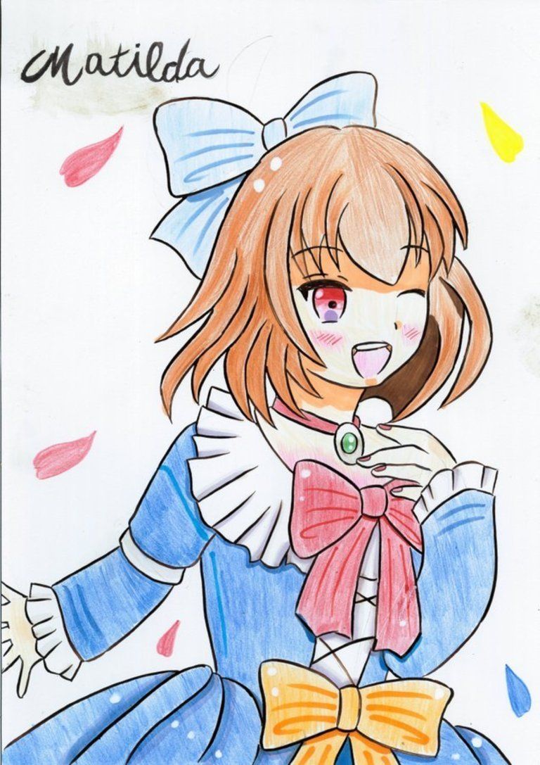 色鉛筆でイラスト描きます