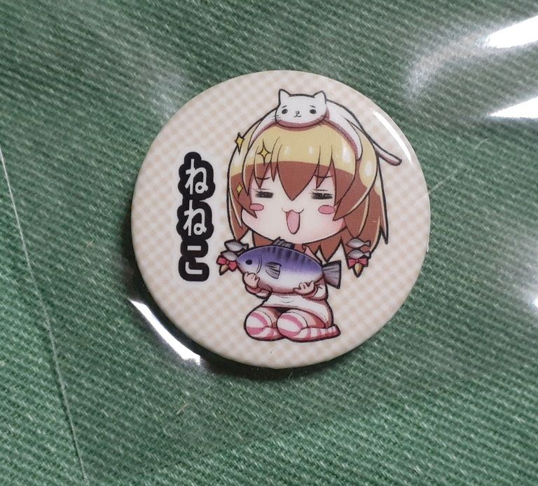 ねねこ缶バッジ