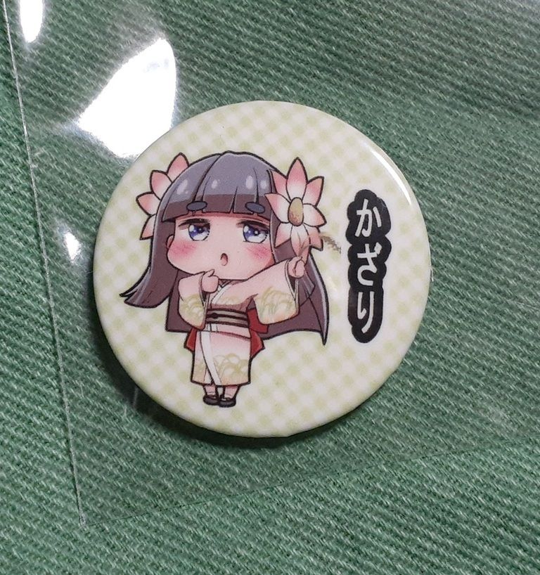 かざり缶バッジ