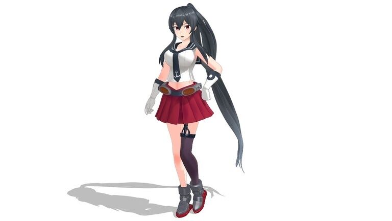 （無料）つかさ式やはぎ追加c版　MMDファンモデル