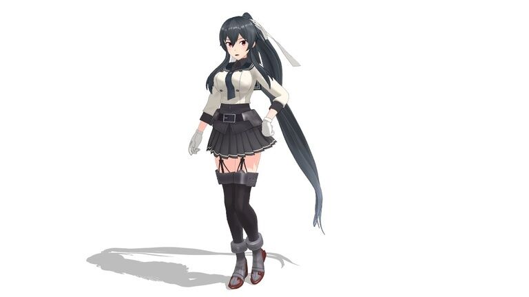 (無料)つかさ式やはぎ改二 MMDファンモデル