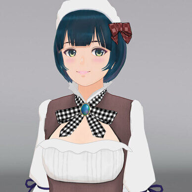 MMD佐渡渡まどか（メイド喫茶コス）V2.11