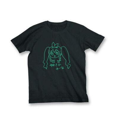 ゆいなTシャツ（黒）L