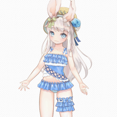 兎姫　水着バージョン Live2D
