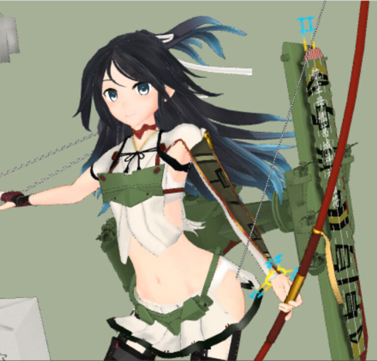 葛城改　MMDファンアートモデル