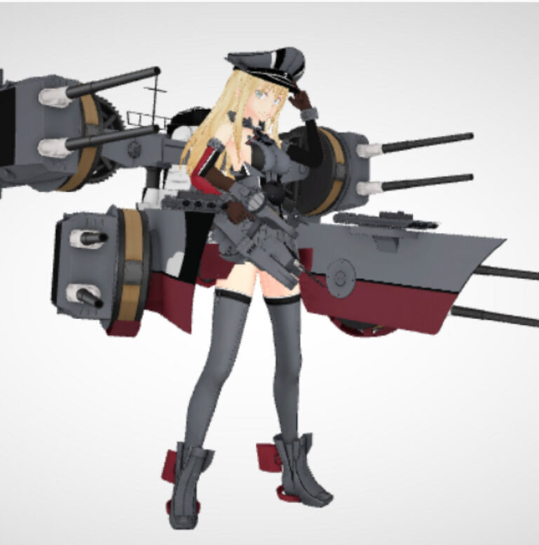 ビスマルクdrei 　MMDファンアートモデル