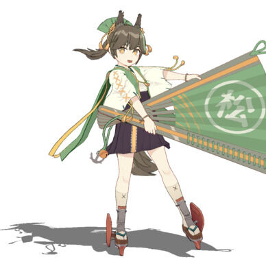 MMDファンモデル　アズールレーン松風改　とても応援プラン用