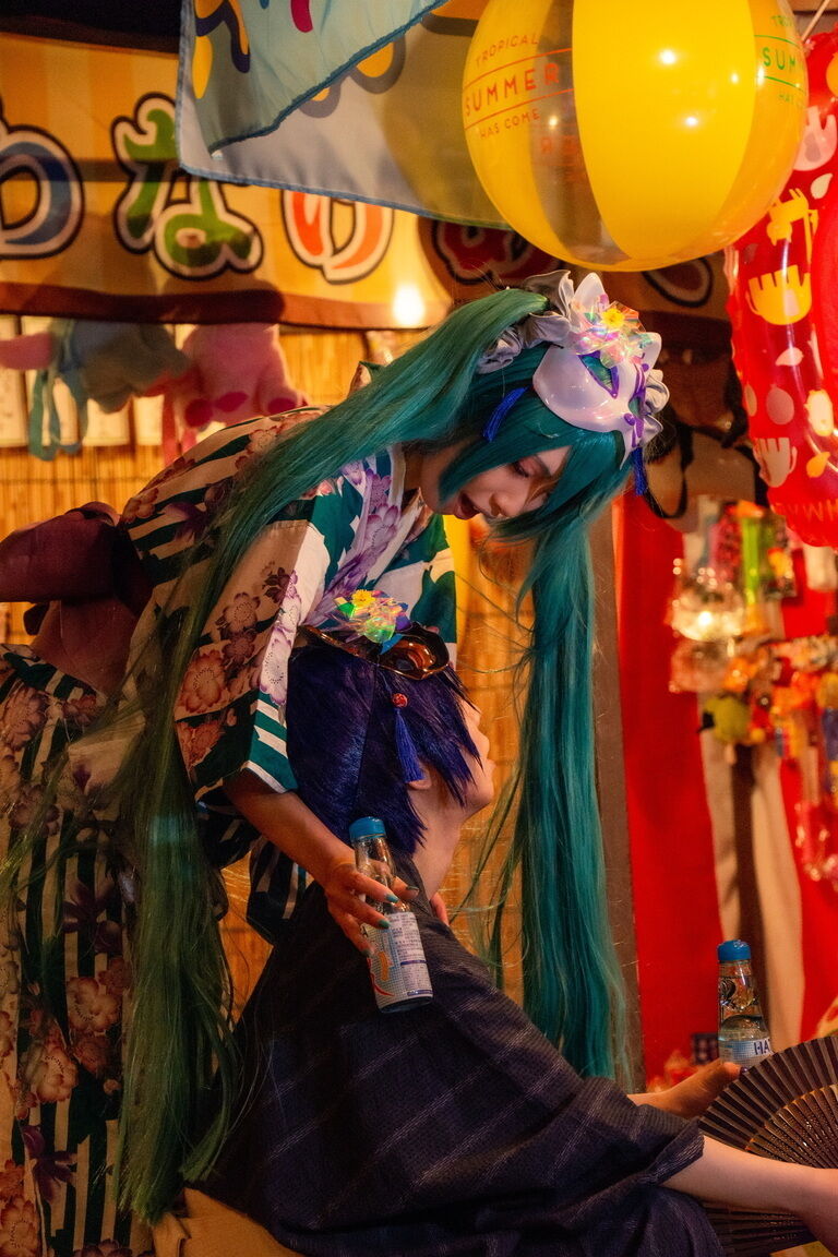 KAITOとミクの夏祭り