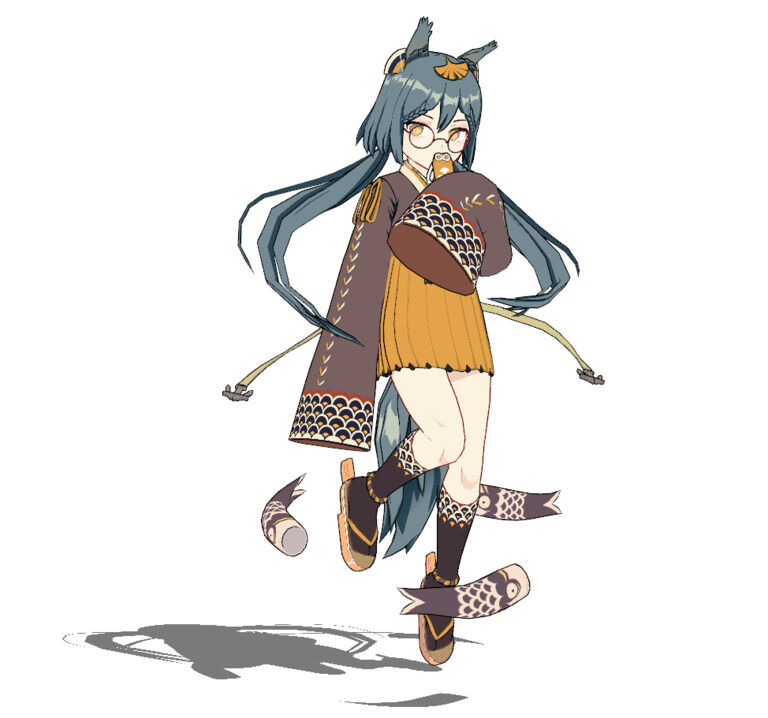 MMDファンモデル　アズールレーン旗風　少し応援プラン用