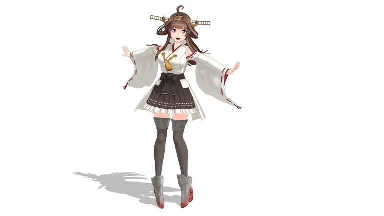 (無料)つかさ式こんごう追加e版 MMDファンモデル