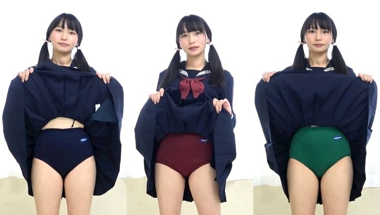 まおまおちゃんと学販ブルマー(3色のブルマー編)